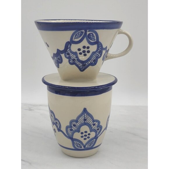 Le Souk Style Mug & Globian Coffee Dripper Handleless No Makers Mark - Picture 1 of 14